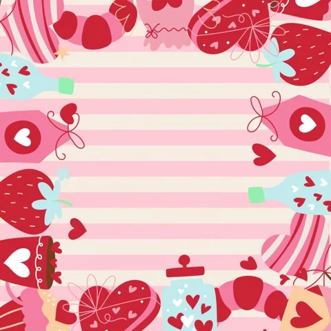 Valentines background video Stock Footage 327953823