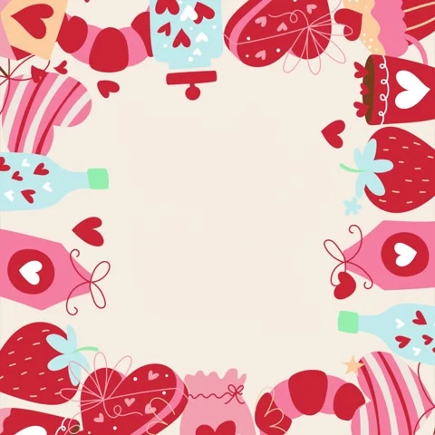 Valentines background video Stock Footage 327953826