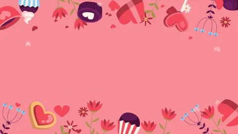 Valentines background video Stock Footage 327953948