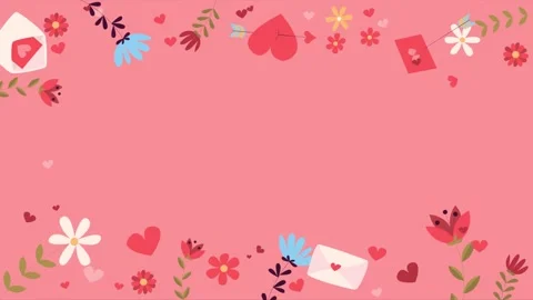 Valentines background video Stock Footage 327954128