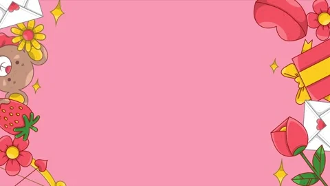 Valentines background video Stock Footage 327954984