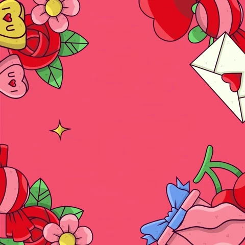 Valentines background video Stock Footage 327955933