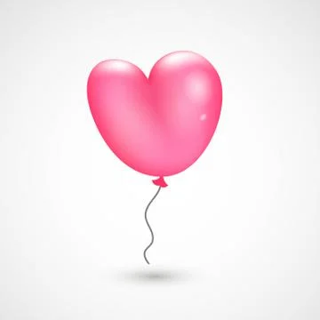 Valentine`s balloon Stock Illustration