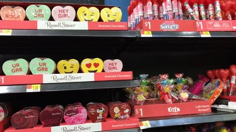 Valentines Candy Stock Footage 116806745