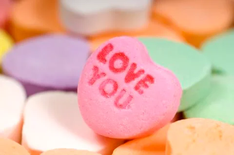 Valentine's candy Stock Photos