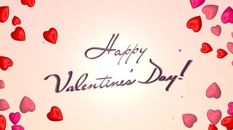 Valentine's card Stock Footage 46495079