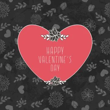 Valentine's Card Stock Illustration
