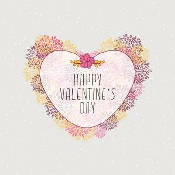 Valentine's Card Illustrazione stock