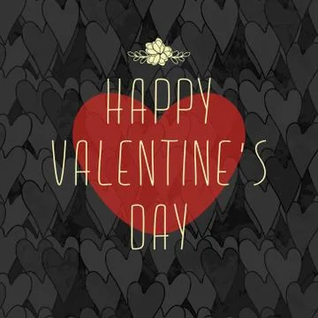 Valentine's Card Illustrazione stock