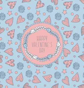 Valentine's Card Stock Illustration