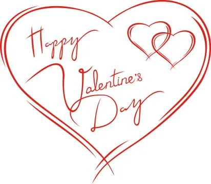 Valentines card Stock Illustration