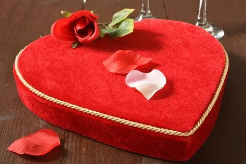 Valentines Chocolates Stock Photos