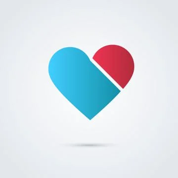 Valentines composition of the hearts. Vector illustration. Stock Illustration