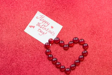 Valentine's concept with decorations Stock Photos