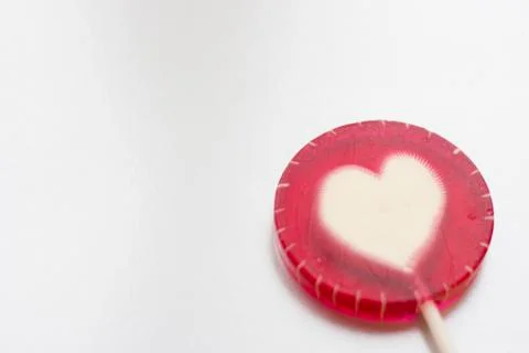 Valentine's concept white background Stock Photos