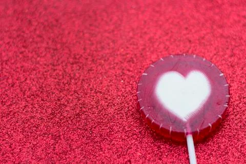 Valentine's concept white background Stock Photos