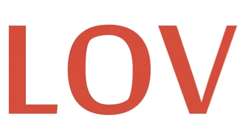 Valentine's cute words motion intro. Flat style. Stock Footage 83895104