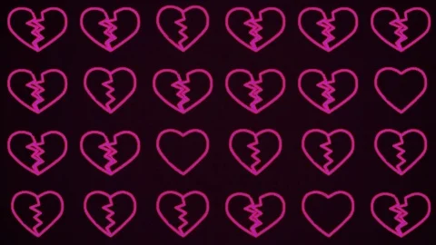 Valentine's Day Abstract Background Stock Footage 84989406
