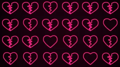 Valentine's Day Abstract Background Stock Footage 99023317