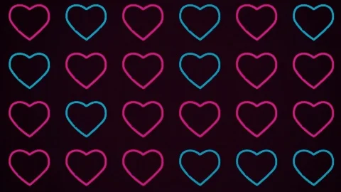 Valentine's Day Abstract Background Stock Footage 99023351