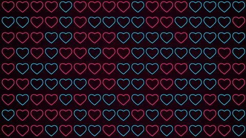 Valentine's Day Abstract Background Stock Footage 99023356