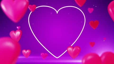 Valentine's Day Abstract Background Stock Footage 169452384