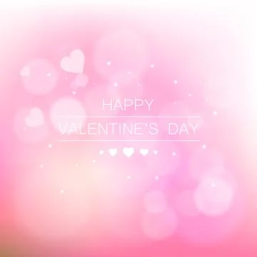 Valentine's day abstract background Stock Illustration