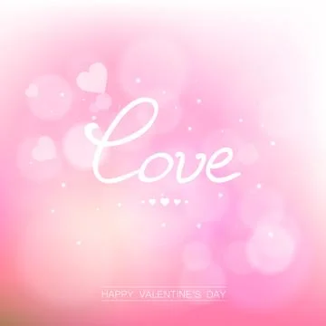 Valentine's day abstract background Stock Illustration