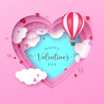 Valentines day abstract background. Stock Illustration