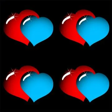 Valentine's day abstract elegance background Stock Illustration