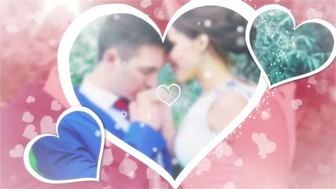 Valentines Day After Effects stock