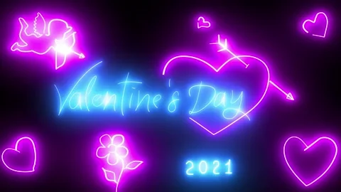 Valentine's Day. Animation. Stock Footage 146579364
