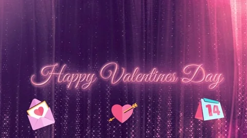 VALENTINES DAY ANIMATION Stock Footage 168131022