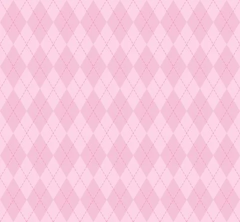 Valentines day Argyle. Pattern Scottish cage イラスト素材