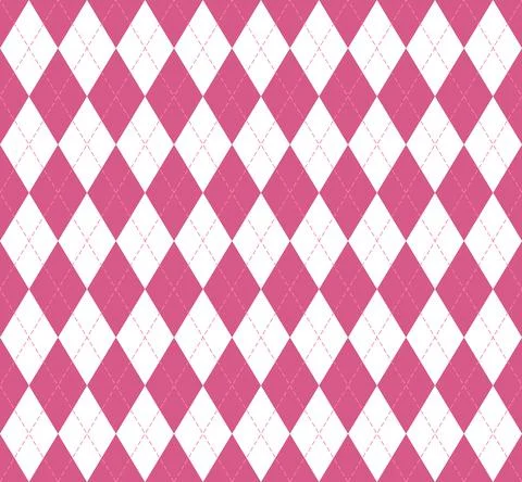 Valentines day Argyle. Pattern Scottish cage 스톡 일러스트