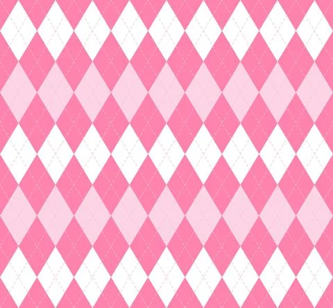 Valentines day Argyle. Pattern Scottish cage Illustrazione stock