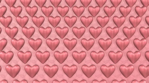 Valentines day background. 3D rendering. Stock Footage 168186597