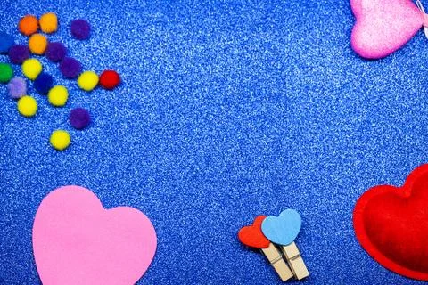 Valentines day background. Empty place for copy space for text Stock Photos
