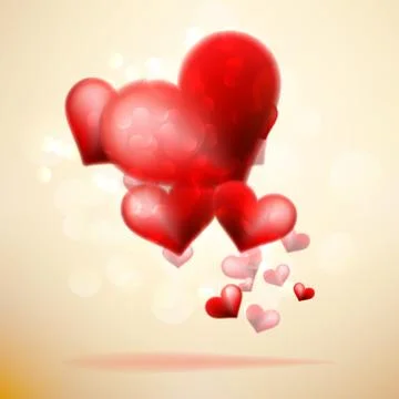 Valentines day background. + EPS10 Stock Illustration