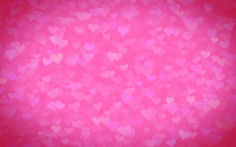 Valentine's day background, flying abstract hearts and particles. Stock Footage 100759030