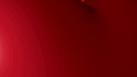 Valentine's Day background, flying abstract hearts and particles. Video stock 260674644