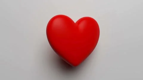 Valentine's Day background, flying abstract hearts and particles. Video stock 260676325