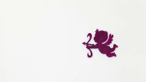 Valentine's day background Video stock 69089189