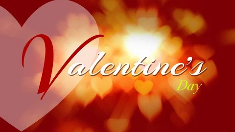 Valentine’s Day Background Stock Footage 101779136