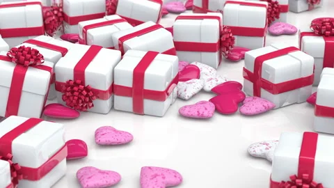 Valentine's day background Stock Footage 102539230