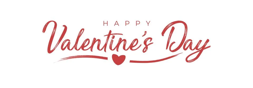 Valentines day background with heart pattern and typography of happy valentines Stock Illustration