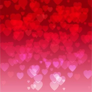 Valentine's Day background with heart. Vector illustration. Place for text. R Stock Illustration