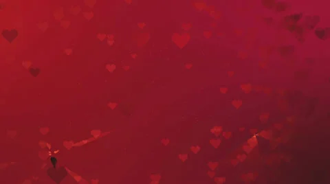 Valentine's day background with hearts Stockbeeldmateriaal 34387230