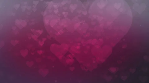 Valentine's day background with hearts Stock Footage 34406596