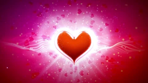 Valentine's Day Background with Hearts 스톡 동영상 301025504